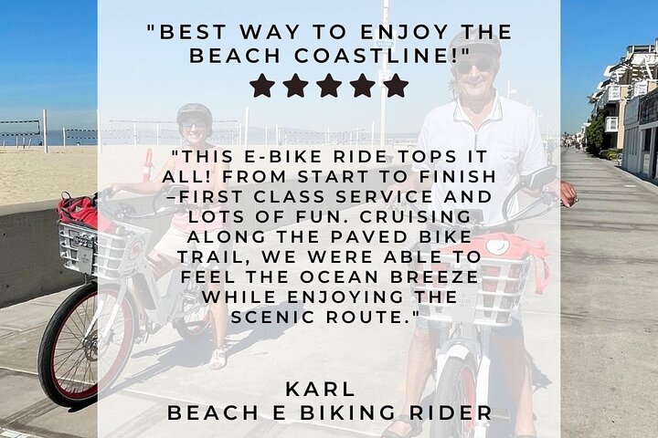 E-Bike LA Beach Tour from Redondo Beach Pier
