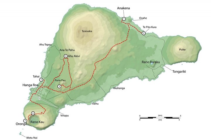 Private Full-Day Easter Island Highlights North and West