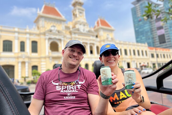 Ho Chi Minh City Private Half-Day Tour by U.S Army Jeep