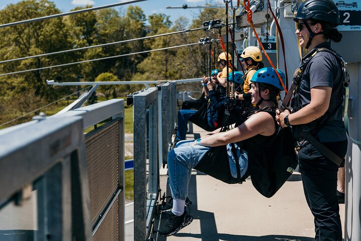Zipline To The Falls in Niagara Falls, Canada