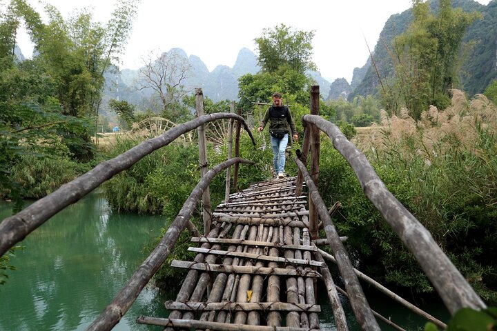 From Hanoi: Ban Gioc Waterfall - Angel Mountain 2nights/1day