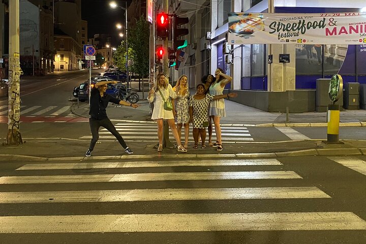 Belgrade Nightlife Bar Pub Club Crawl with Drinks