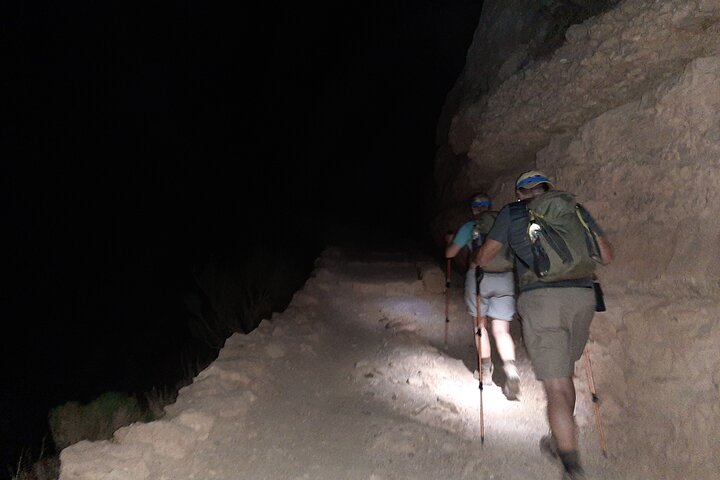 Grand Canyon Sunset Hiking Adventure Deep Below The South Rim