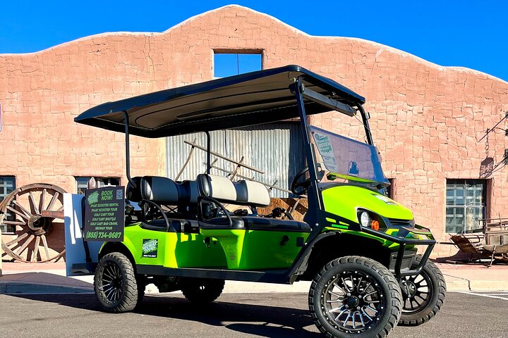 1.5 Hour Stretch Limo Golf Cart Tour, Ultimate Old Town Exploration