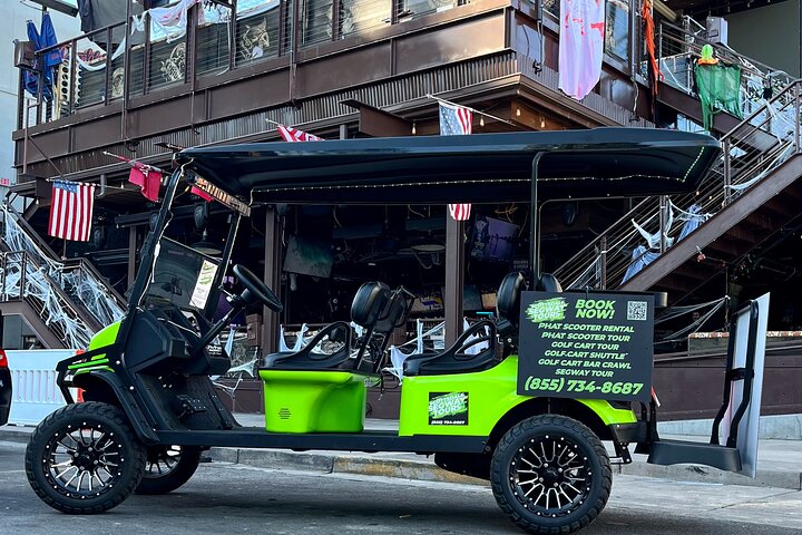 1.5 Hour Stretch Limo Golf Cart Tour, Ultimate Old Town Exploration