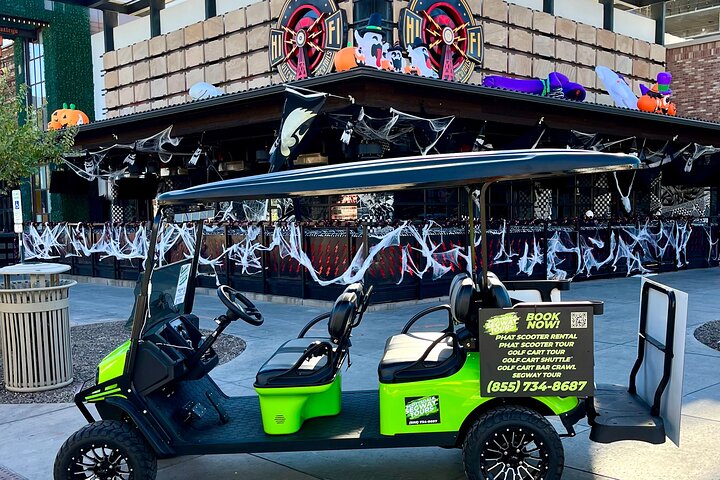 1.5 Hour Stretch Limo Golf Cart Tour, Ultimate Old Town Exploration