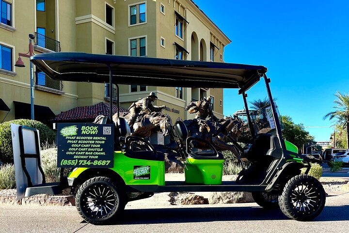 1.5 Hour Stretch Limo Golf Cart Tour, Ultimate Old Town Exploration