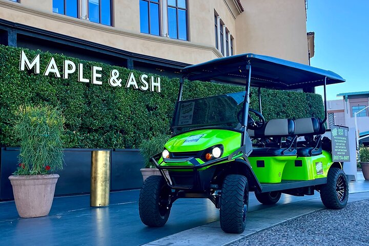 1.5 Hour Stretch Limo Golf Cart Tour, Ultimate Old Town Exploration