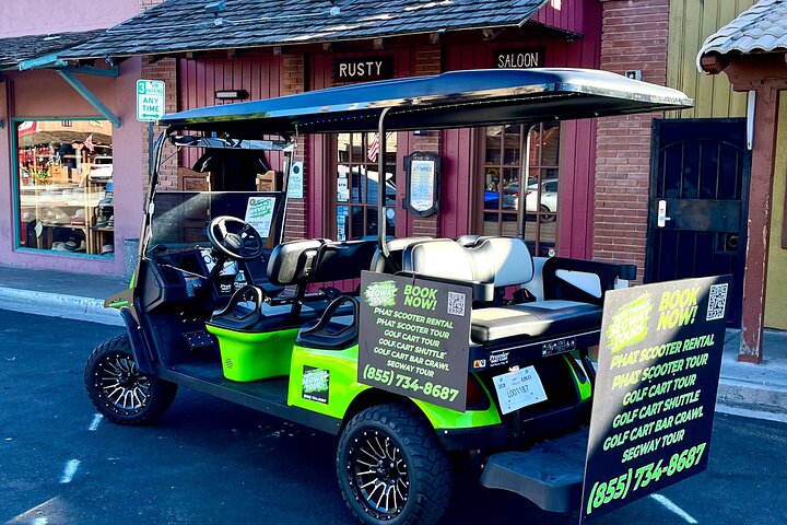1.5 Hour Stretch Limo Golf Cart Tour, Ultimate Old Town Exploration