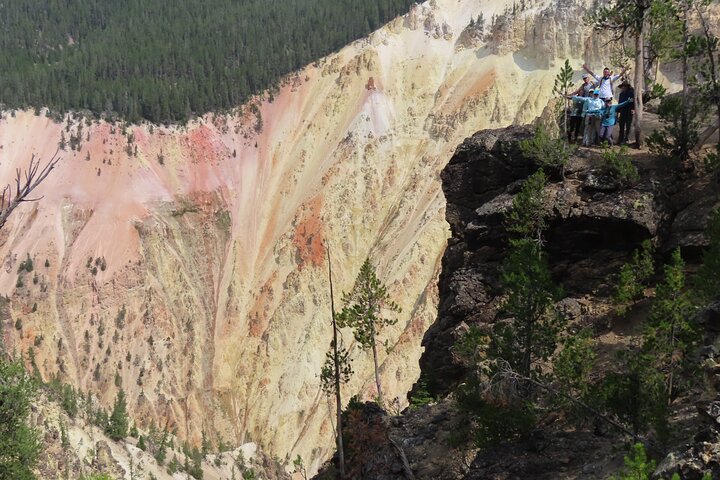 Grand Canyon of the Yellowstone Rim and Loop Hike with Lunch
