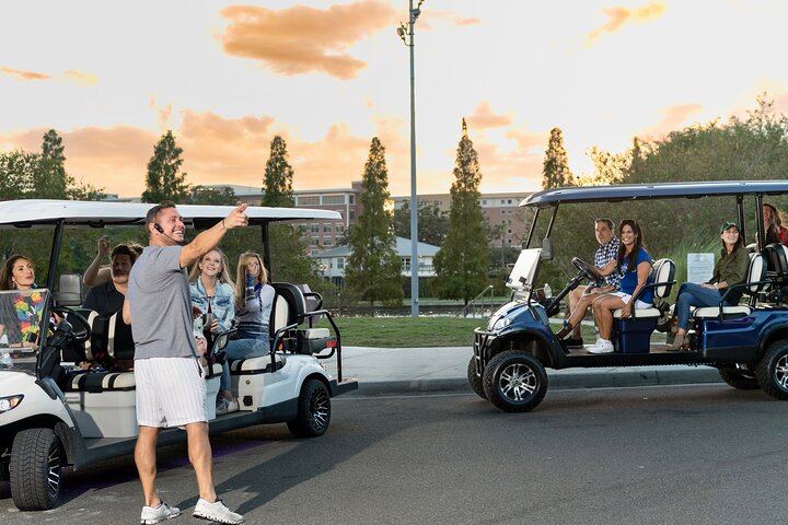 Guided Tampa Sightseeing Tour in a Deluxe Street Legal Golf Cart