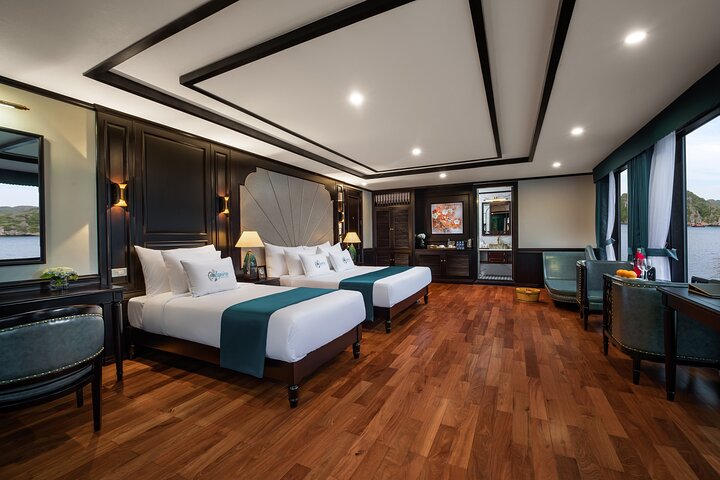 2-Day Luxury Halong & Lan Ha Bay Aspira Cruise from Hanoi