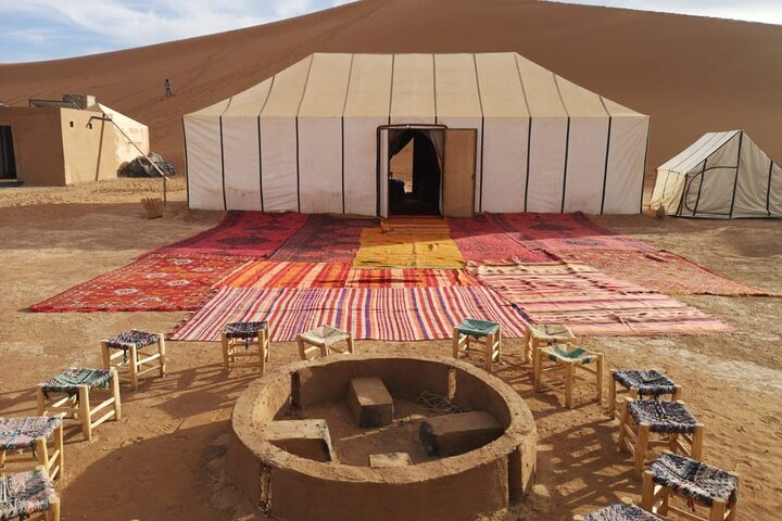 Sahara Adventure with Berber Guide 3 - day 2 - night (Fixed Camp)