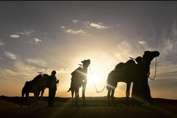 Sahara Adventure with Berber Guide 3 - day 2 - night (Fixed Camp)
