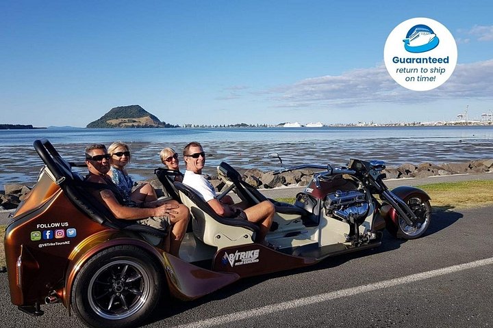 TAURANGA SHORE EXCURSION: Epic 25 min V8 Trike Tour (Tauranga)