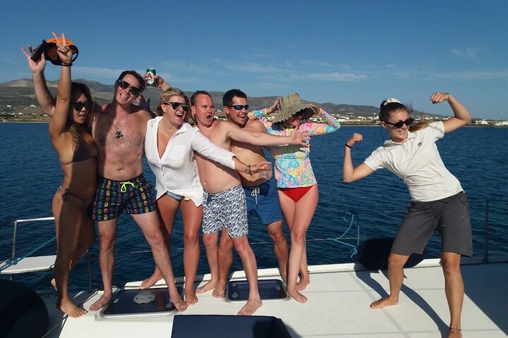 Catamaran Semi Cruise Paros Antiparos includes Food and Drinks