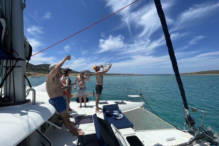 Catamaran Semi Cruise Paros Antiparos includes Food and Drinks