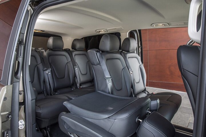 Departure Private Transfer Montserrat to Barcelona Airport or City by Luxury Van