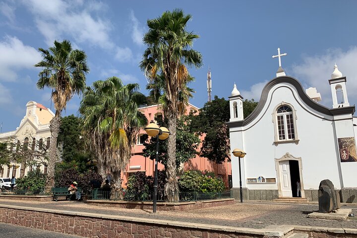 Walking tour with traditional music in Mindelo