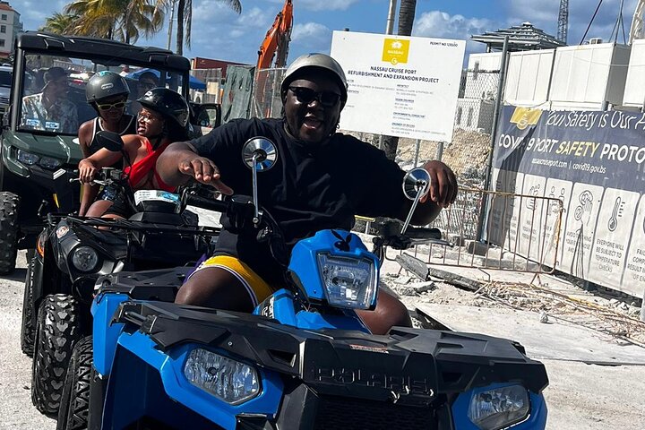 ATV Half Day City Tour in Nassau: Guided Tour With Free Samples