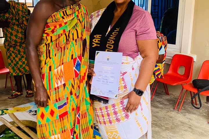 Traditional naming ceremony For African Diasporas in Kumasi