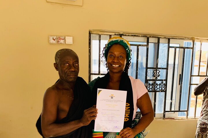 Traditional naming ceremony For African Diasporas in Kumasi