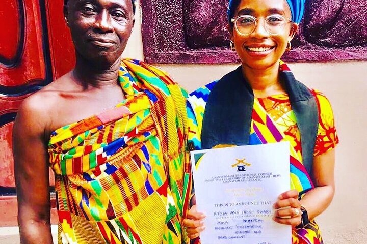 Traditional naming ceremony For African Diasporas in Kumasi