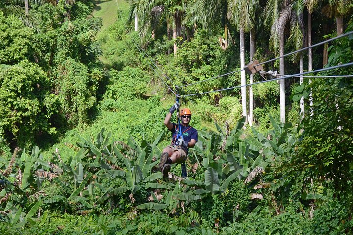 El Yunque Ziplining in Puerto Rico