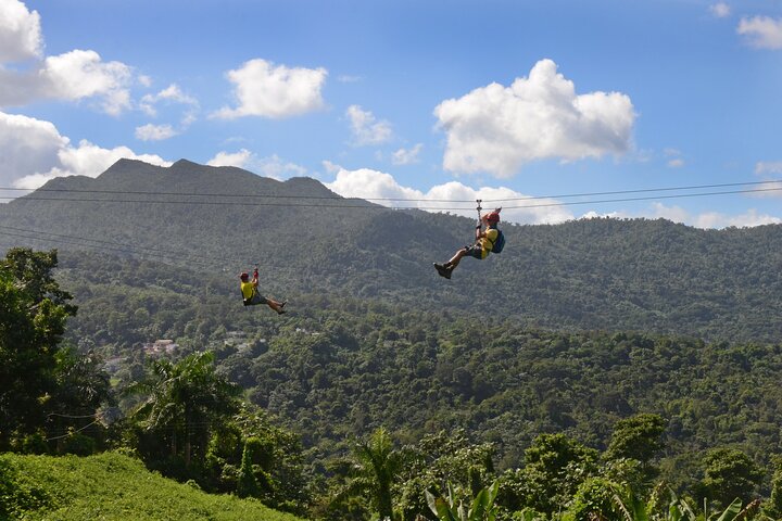 El Yunque Ziplining in Puerto Rico
