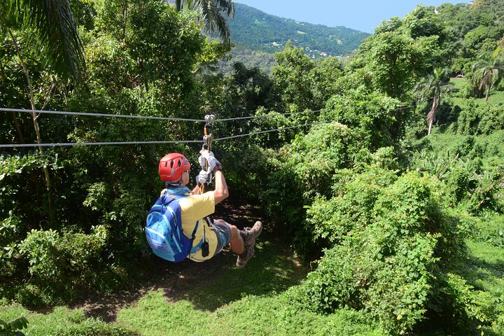 El Yunque Ziplining in Puerto Rico