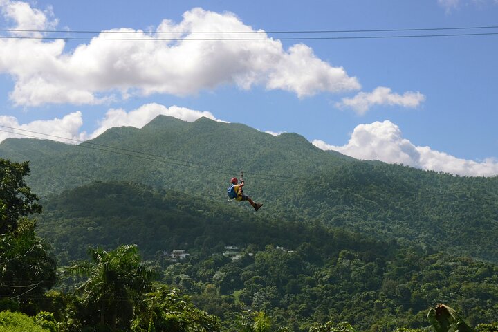 El Yunque Ziplining in Puerto Rico