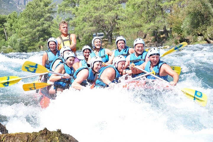 from Belek: Whitewater Rafting at Koprulu Canyon