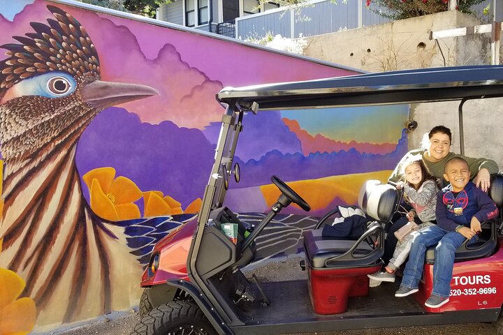 Old Bisbee History & Art 1-Hour Golf Cart Tour
