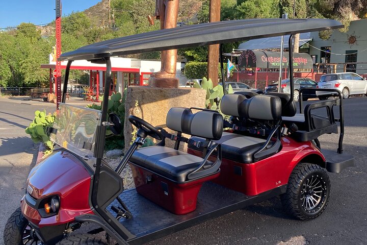 Old Bisbee History & Art 1-Hour Golf Cart Tour