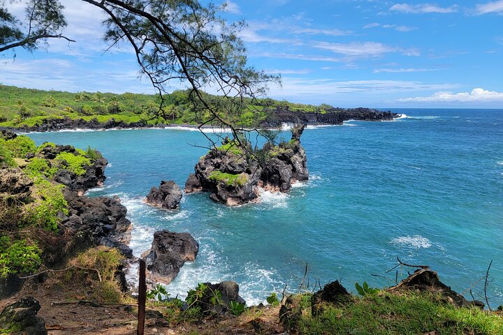 Road to Hana Rainforest, Black Sand Beach, Waterfalls & Lunch