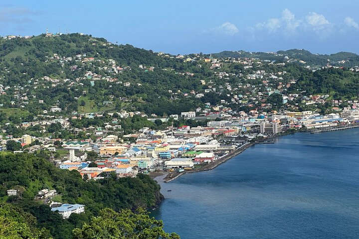 The Cascading Dark View Falls and Beach Experience with Topdawg Taxi and Tours