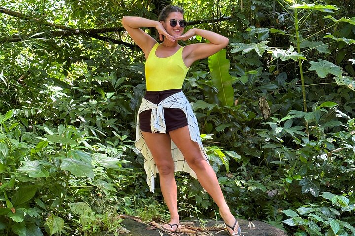 The Cascading Dark View Falls and Beach Experience with Topdawg Taxi and Tours