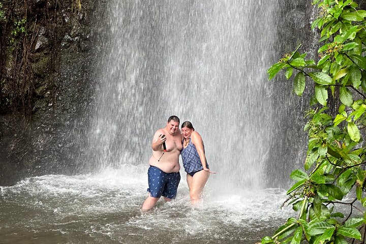 The Cascading Dark View Falls and Beach Experience with Topdawg Taxi and Tours