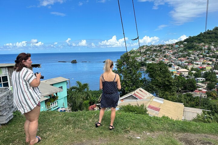 The Cascading Dark View Falls and Beach Experience with Topdawg Taxi and Tours