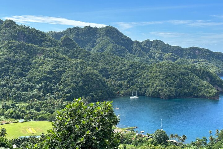 The Cascading Dark View Falls and Beach Experience with Topdawg Taxi and Tours