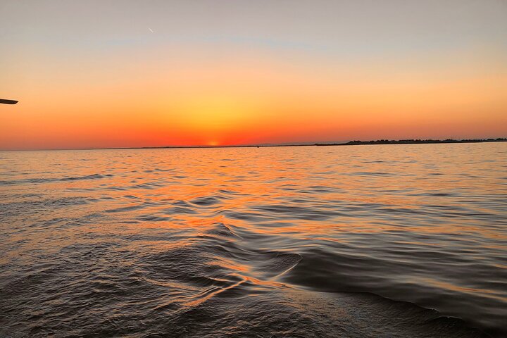 Sunset on a Sailboat in the Camargue