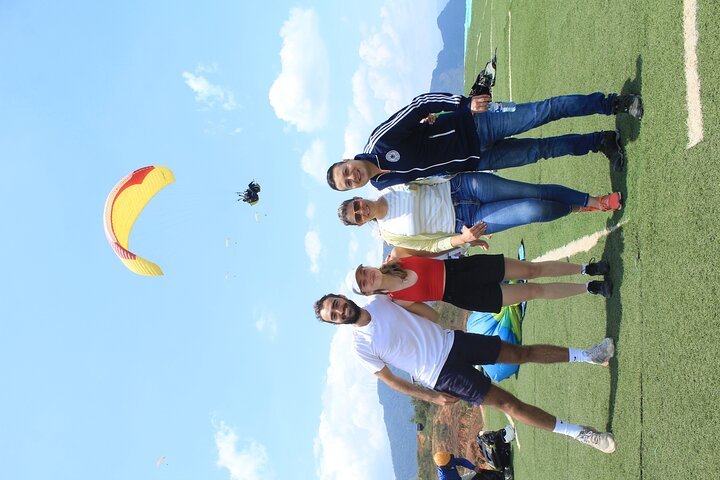 Paragliding in the grand canyon of chicamocha