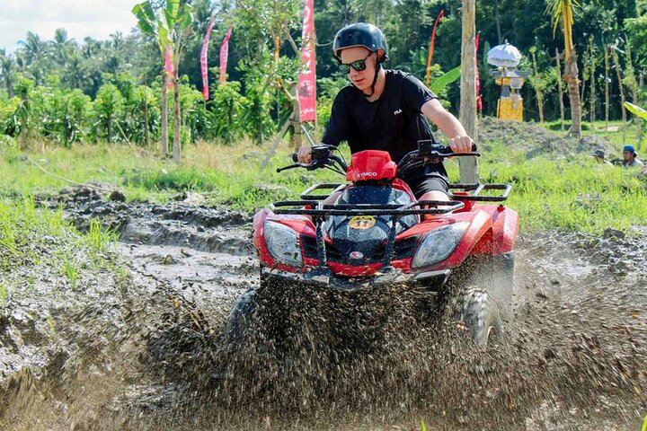 Ubud ATV Ride Through Elephant Cave, Monkey Forest, Waterfall