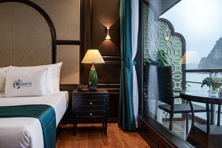 2-Day Luxury Halong & Lan Ha Bay Aspira Cruise from Hanoi