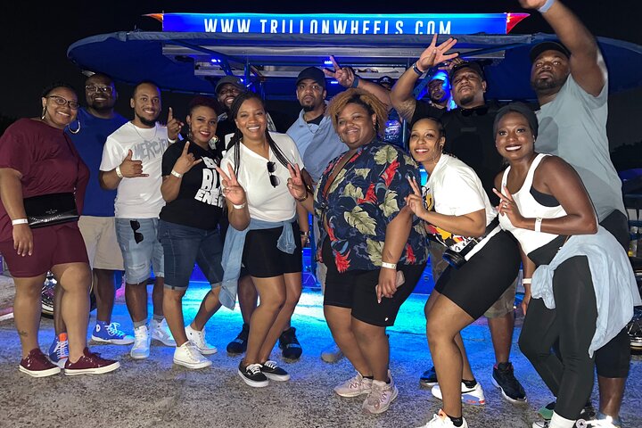 Explore Houston’s Hip Hop Culture on a 100% Motorized Party Bike
