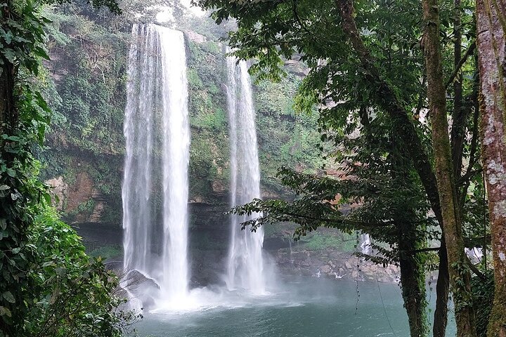 Archaeological Zone of Palenque, Misol-Ha Waterfalls and Agua Azul exit Palenque
