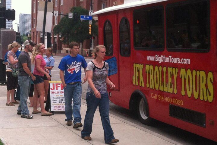 John F. Kennedy Trolley Tour in Dallas