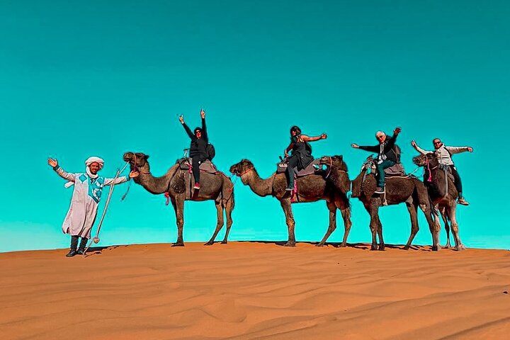 Camel Ride With Luxury Desert Camp And Night In Merzouga Dunes