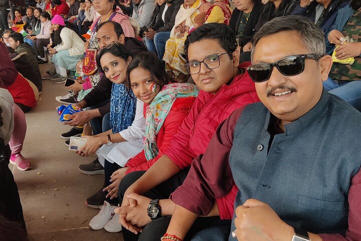 Amritsar Wagah Border Flag Ceremony.