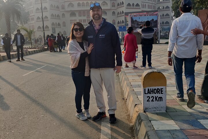 Amritsar Wagah Border Flag Ceremony.